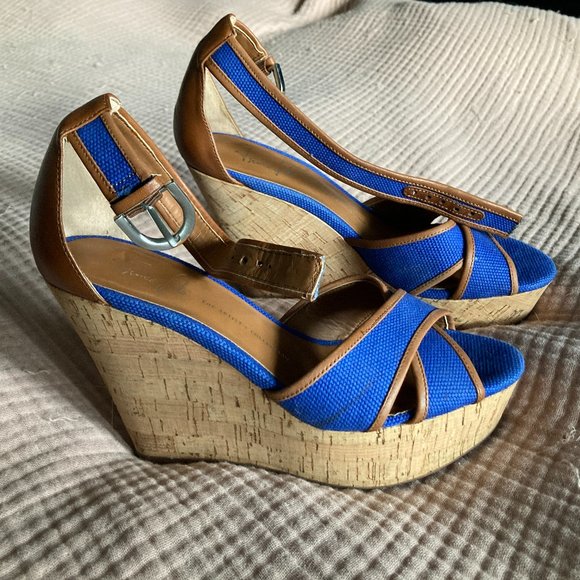 Franco Sarto Raina Wedge in Royal Sapphire - Picture 2 of 3